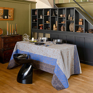 Le Jacquard Francais Cottage Blue Cotton Table Linens