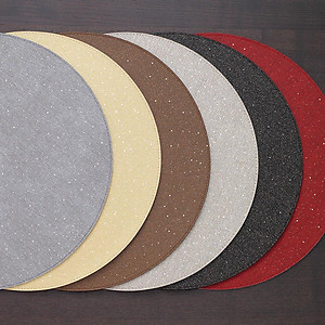 Bodrum Gem Pearl Round Easy Care Place Mats - Set of 4