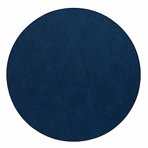 Bodrum Presto Navy Blue Round Easy Care Placemats - Set of 4