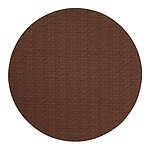 Bodrum Wicker Chocolate Brown Round Easy Care Placemats - Set of 4