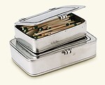 Lidded Pewter Boxes by Match Pewter