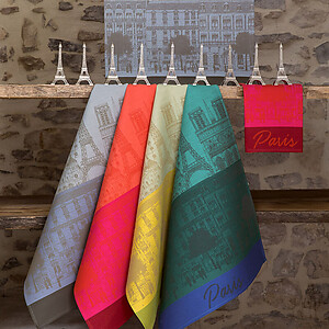 Le Jacquard Francais Paris Panorama Sun Cotton Tea Towel