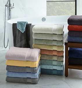 Sferra Bello Towels.  Soft cotton terry towels.