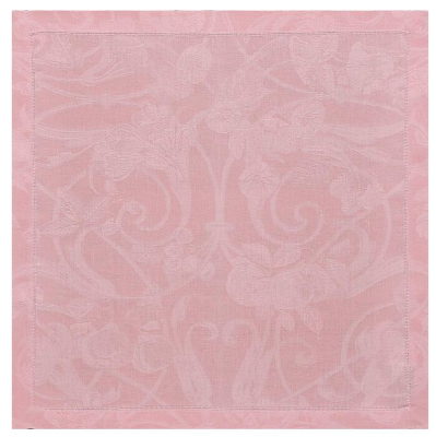 Le Jacquard Francais Tivoli Powder Pink Floral Table Linens