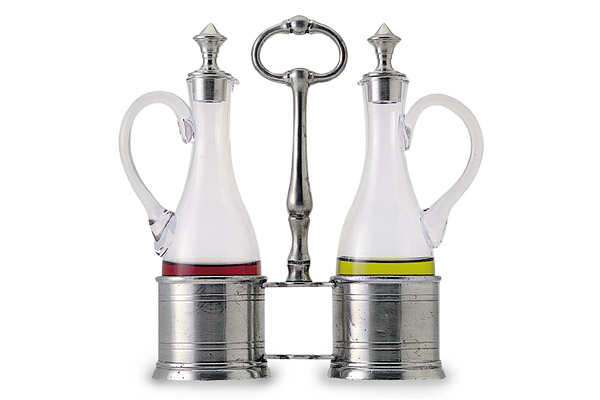Oil and Vinegar Set by Match Pewter