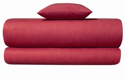 Missoni Jo Red Color 56 Print Sheets and Duvet Covers