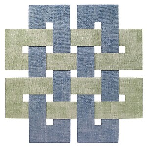 Bodrum Celtic Ice Blue and Sage Green Easy Care Place Mats - Set of 4