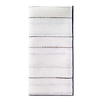 Bodrum Porto Charcoal and Gray Striped Napkins - Set of 4
