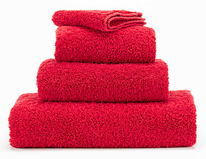 Abyss Super Pile Towels Carmin Red Color 564