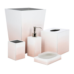 Mike and Ally Essentials Basic Enamel Bath Accessories