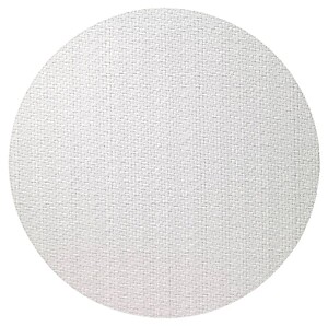 Bodrum Wicker White Round Easy Care Placemats - Set of 4