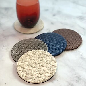 Bodrum Wicker Drink Coasters - Set of 4