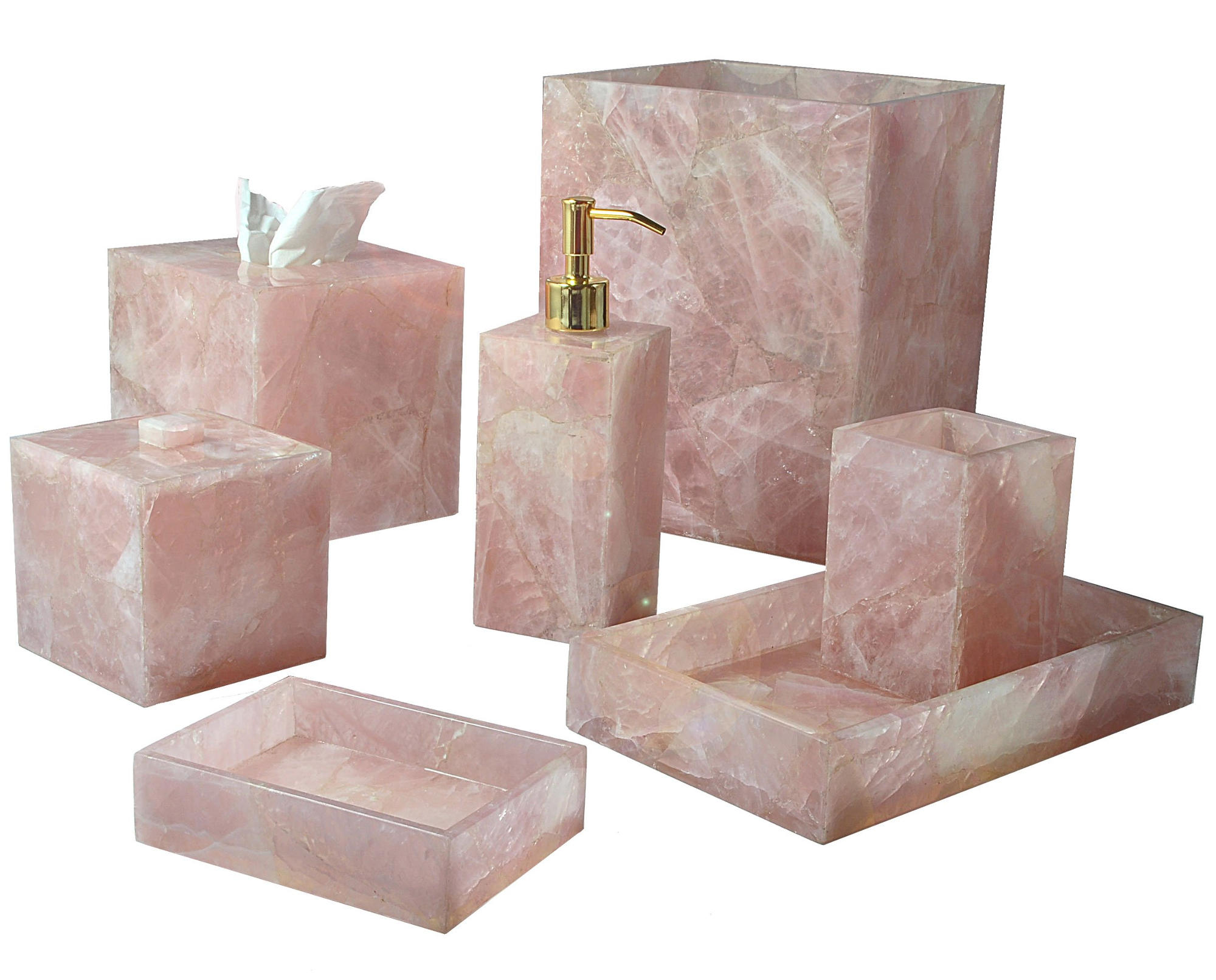 hot towel and rose quartz stone treatment