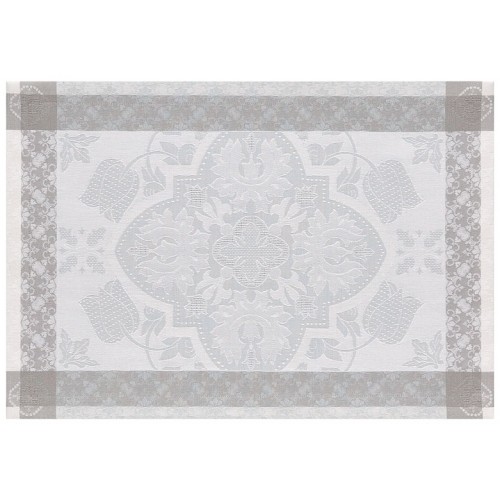 Le Jacquard Francais Azulejos Grey Table Linens | J Brulee Home