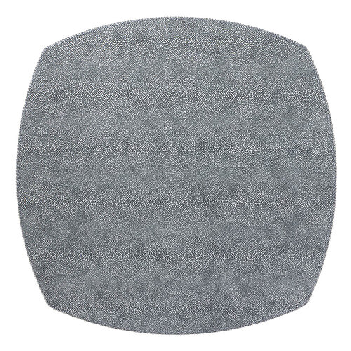 Bodrum Allure Gray Elliptic Easy Care Place Mats - Set of 4