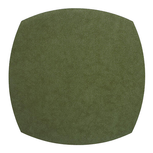 Bodrum Stingray Hunter Green Elliptic Easy Care Place Mats - Set of 4