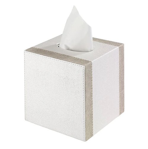 Bodrum Linea Oyster and Pearl Tissue Box