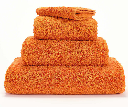 Abyss Super Pile Towels Tangerine Orange Color 614