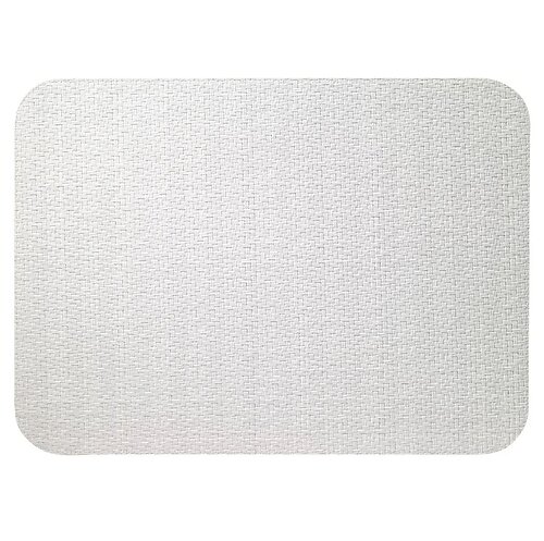 Bodrum Wicker White Oblong Easy Care Placemats - Set of 4